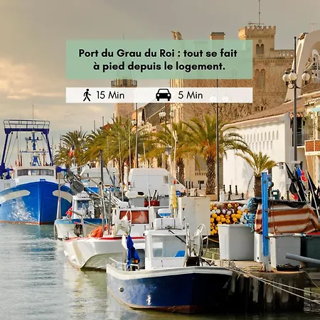 L'estanquet - Clim - Balcon - - Grau-du-roi *